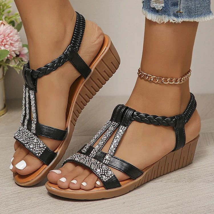 Donella - Boho Chic Flat Sandals