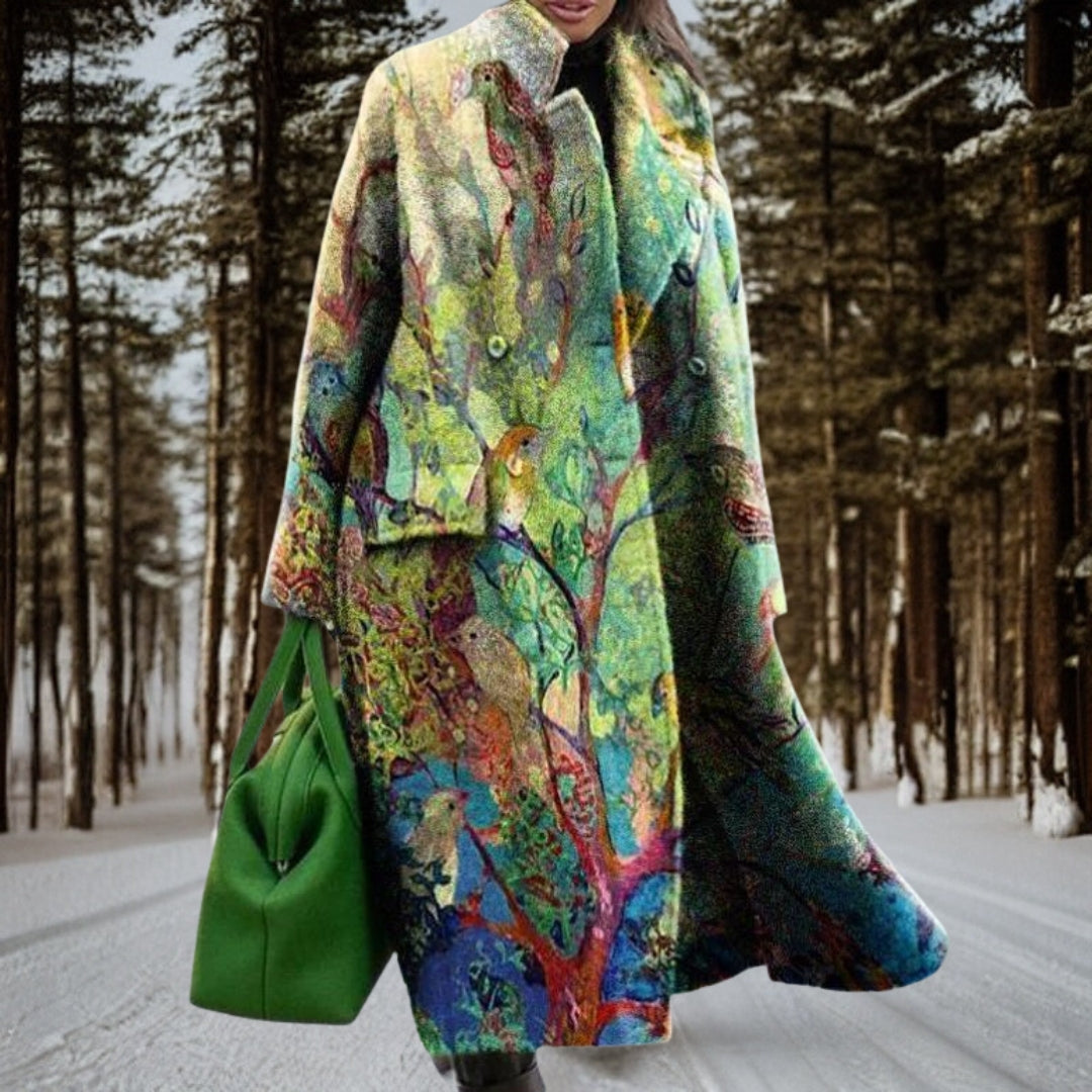 Althea - Printed Long Coat