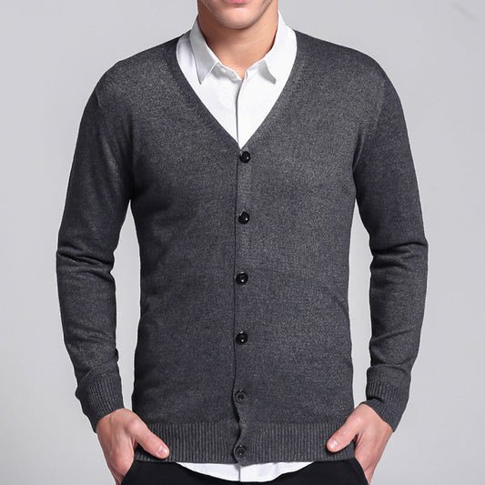 Maxwell - Men's Buttoned Classic Cardigan