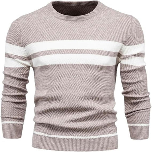 Iain - Men's Cosy Striped Jumper