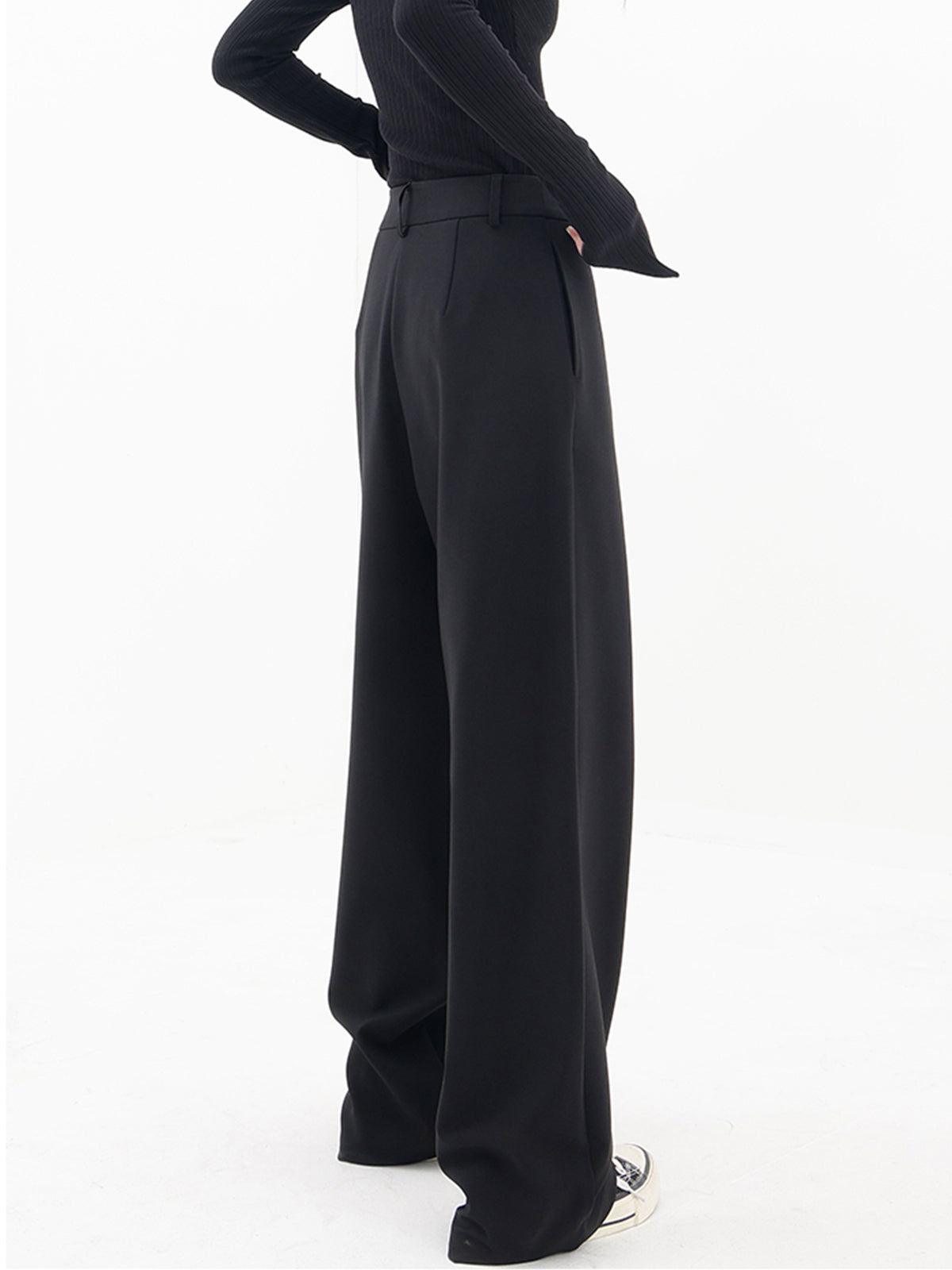 Keturah - Asymmetric Wide-Leg Trousers