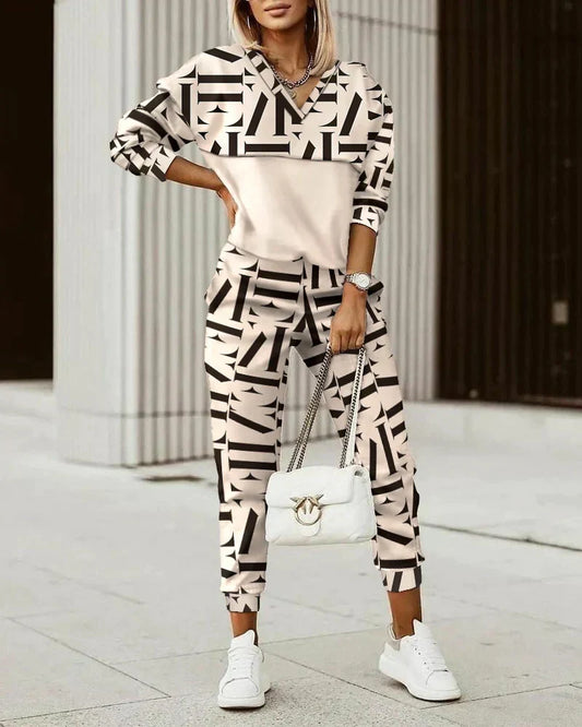 Hester - Women's Printed Lounge Set