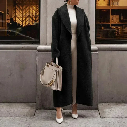 Eulalia - Elegant Long Overcoat