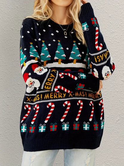 Esmeralda - Christmas Print Jumper