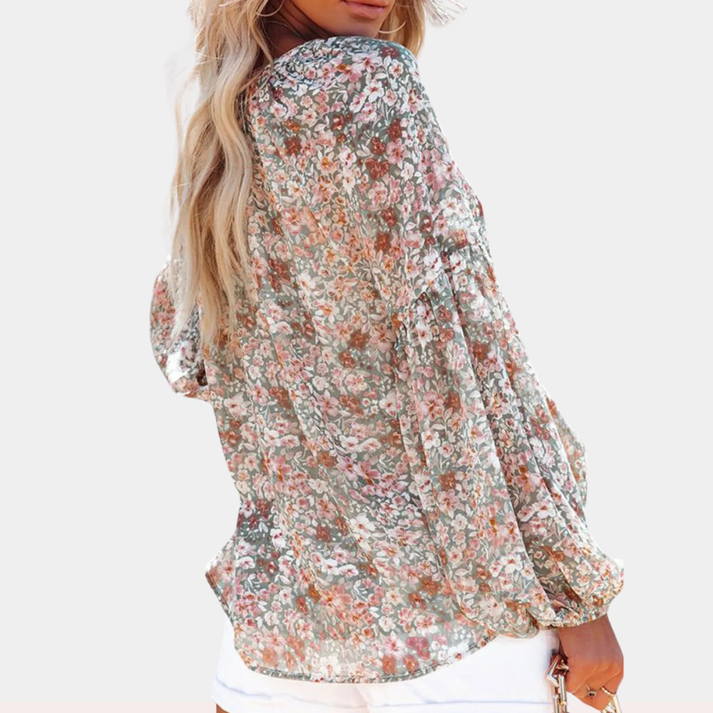 Amya - Floral Summer Blouse