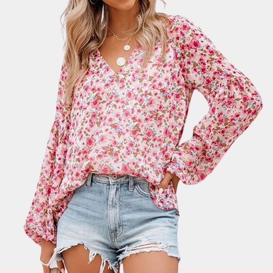 Amya - Floral Summer Blouse