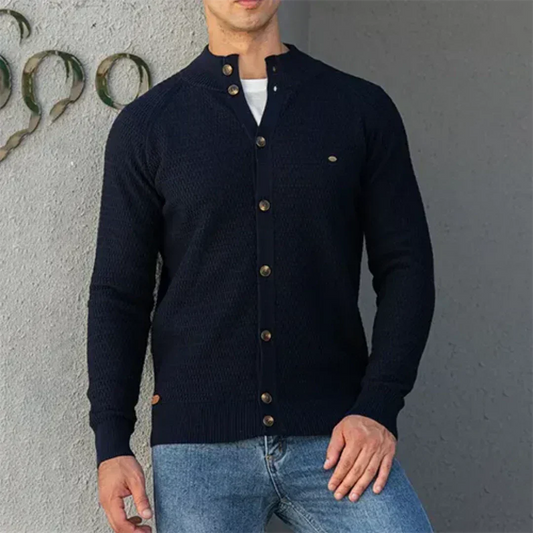 Farley - Classic Buttoned Cardigan