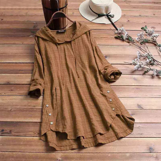 Marisol - Hooded Tunic Dress