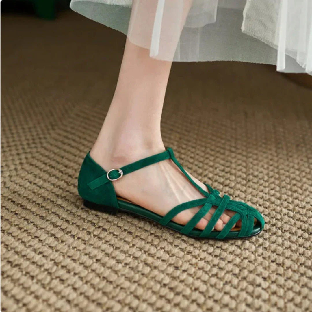 Erica - Strappy Flat Sandals