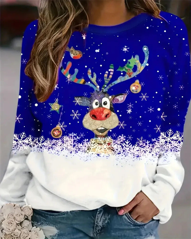 Cherie - Festive Reindeer Christmas Jumper