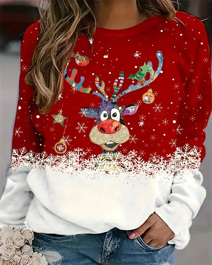 Cherie - Festive Reindeer Christmas Jumper