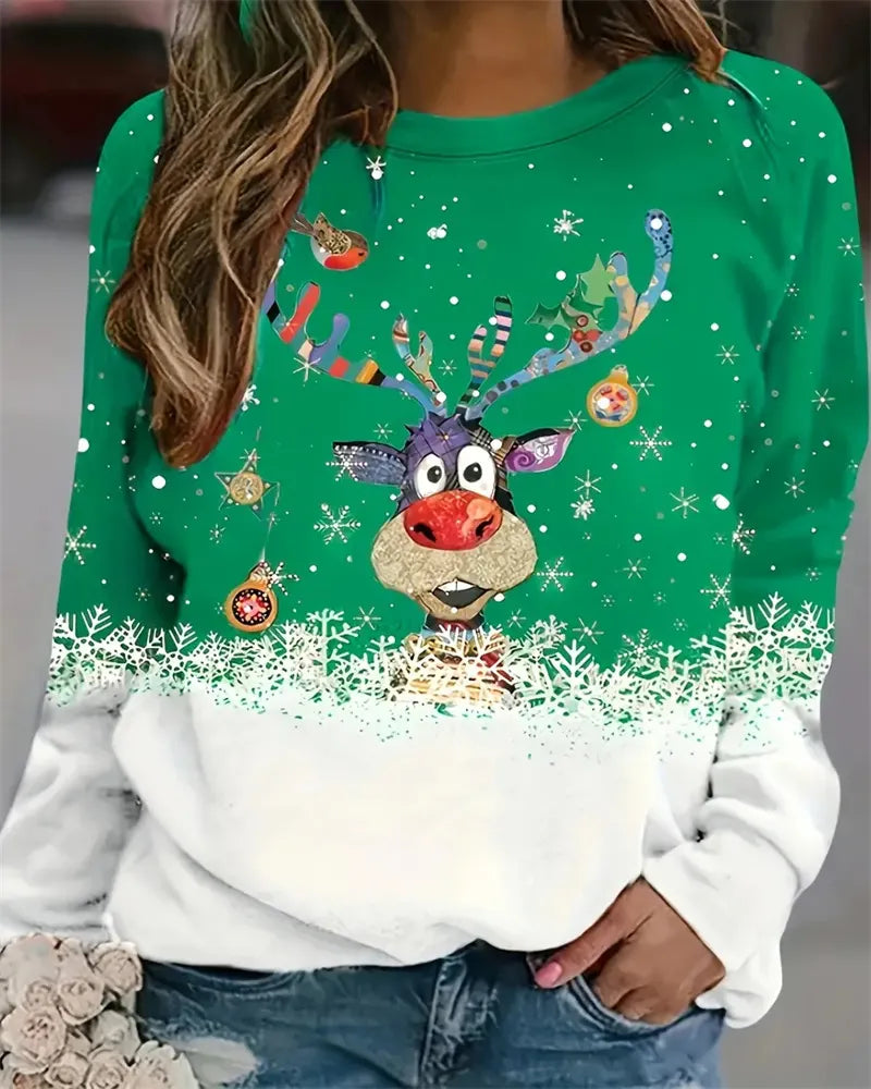 Cherie - Festive Reindeer Christmas Jumper